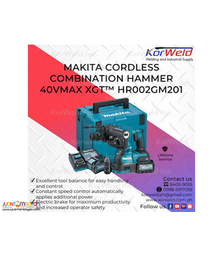 Makita Cordless Combination Hammer HR002GM201