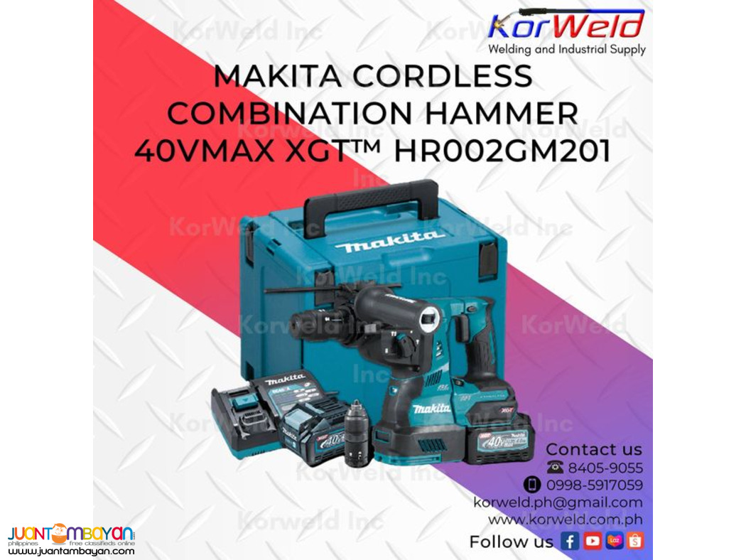Makita Cordless Combination Hammer HR002GM201