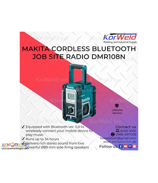 Makita Cordless Bluetooth Job Site Radio DMR108N