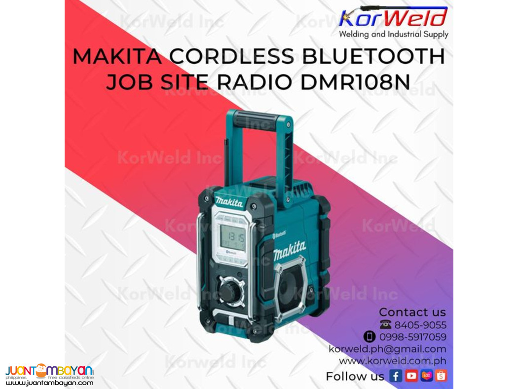 Makita Cordless Bluetooth Job Site Radio DMR108N