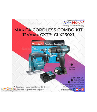 Makita Cordless Combo Kit 12Vmax CXT™ CLX230X1