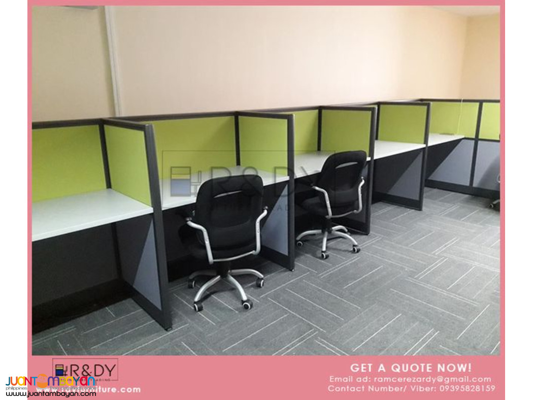 Modular Office partition and Table 