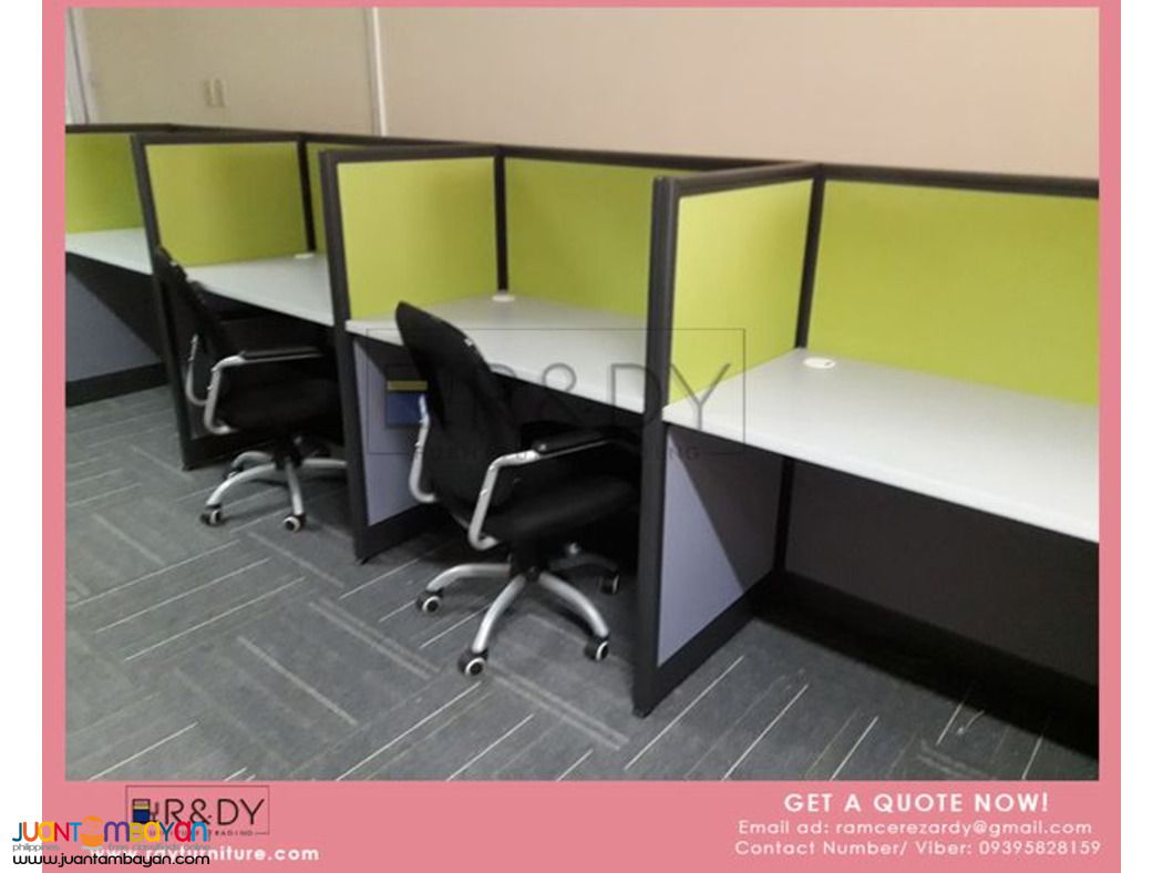 Modular Office partition and Table 