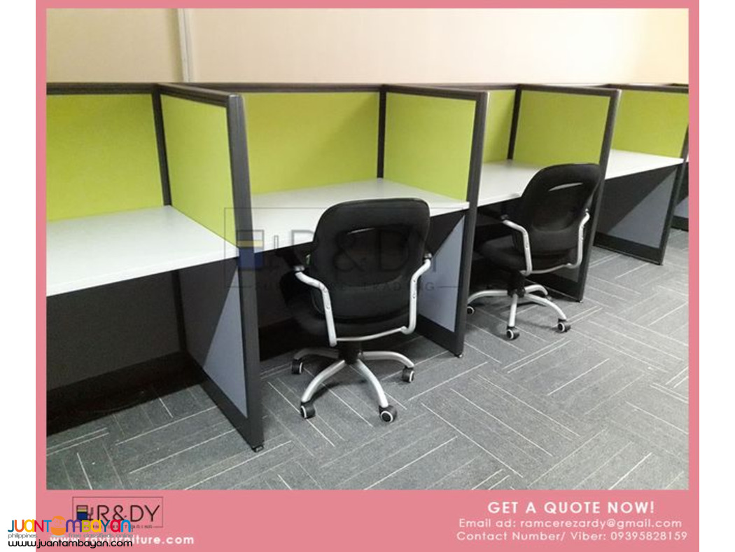 Modular Office partition and Table 