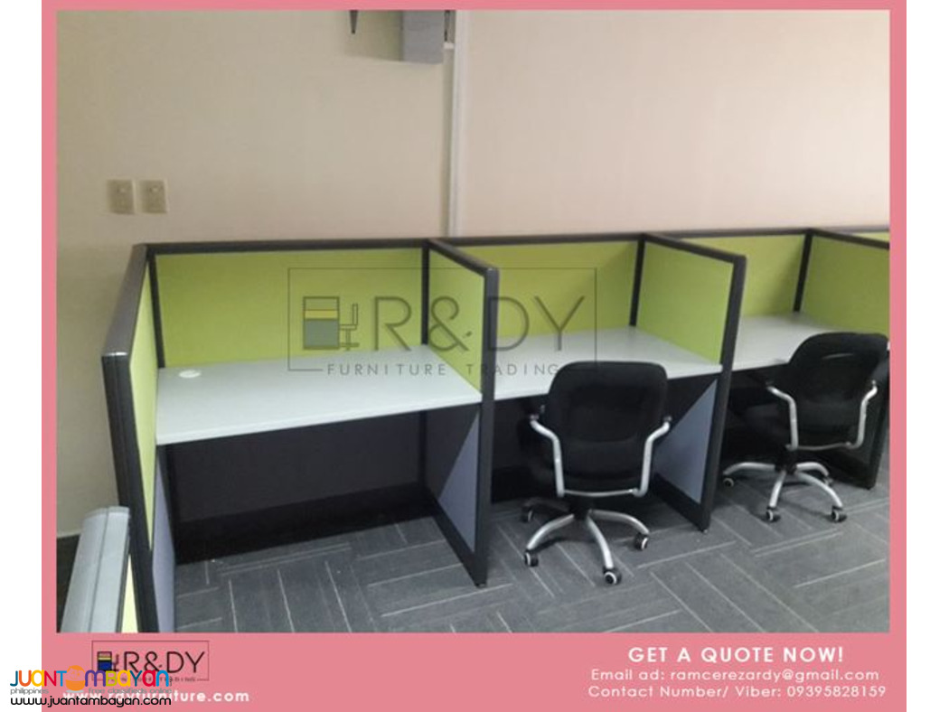 Modular Office partition and Table 