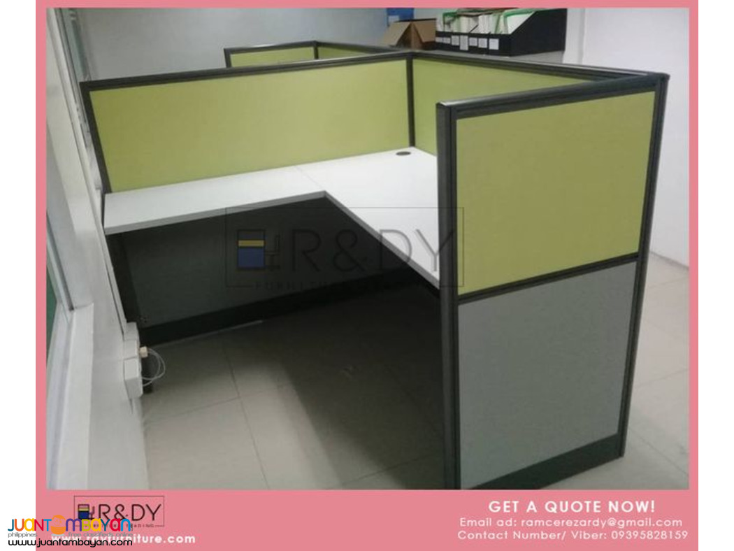 Modular Office partition and Table 