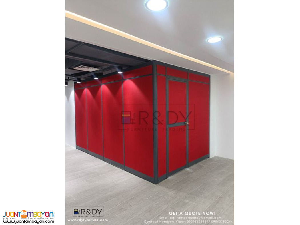 Floor to Ceiling Modular partition
