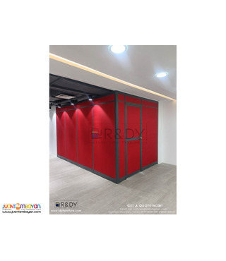 Floor to Ceiling Modular partition