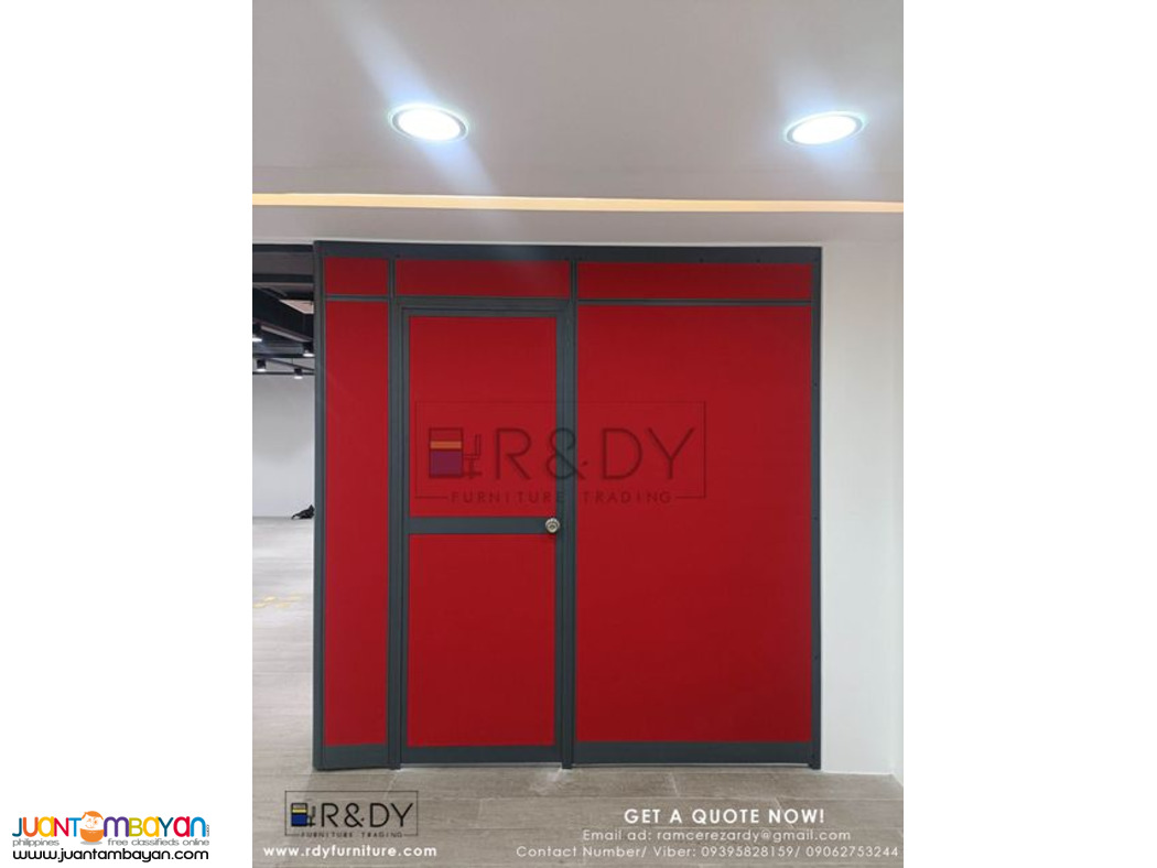 Floor to Ceiling Modular partition