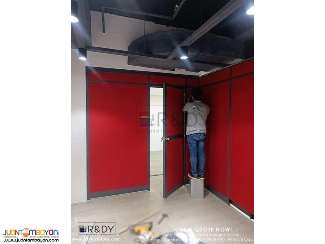 Floor to Ceiling Modular partition