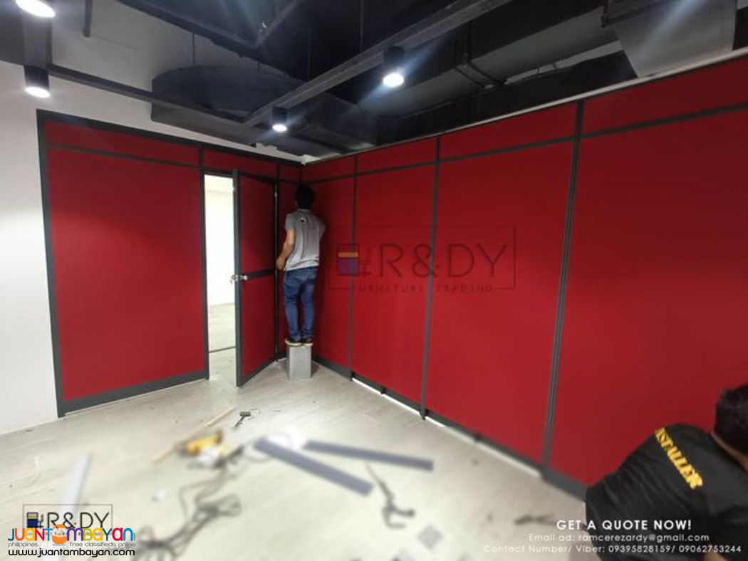 Floor to Ceiling Modular partition