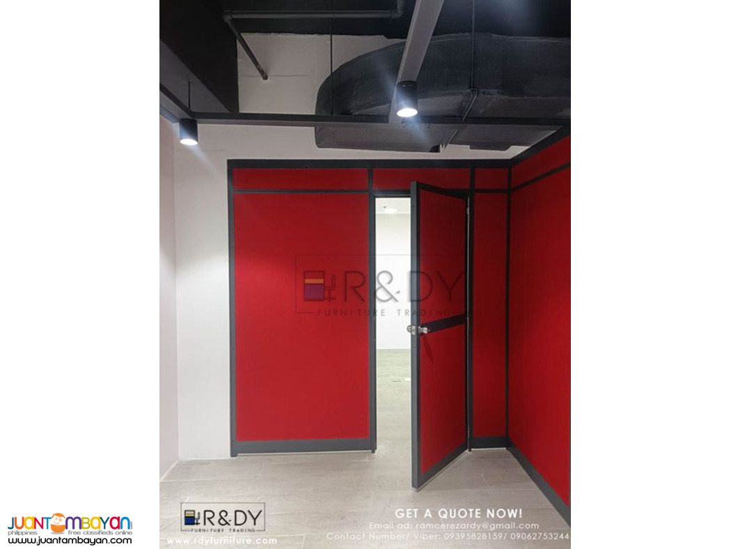 Floor to Ceiling Modular partition