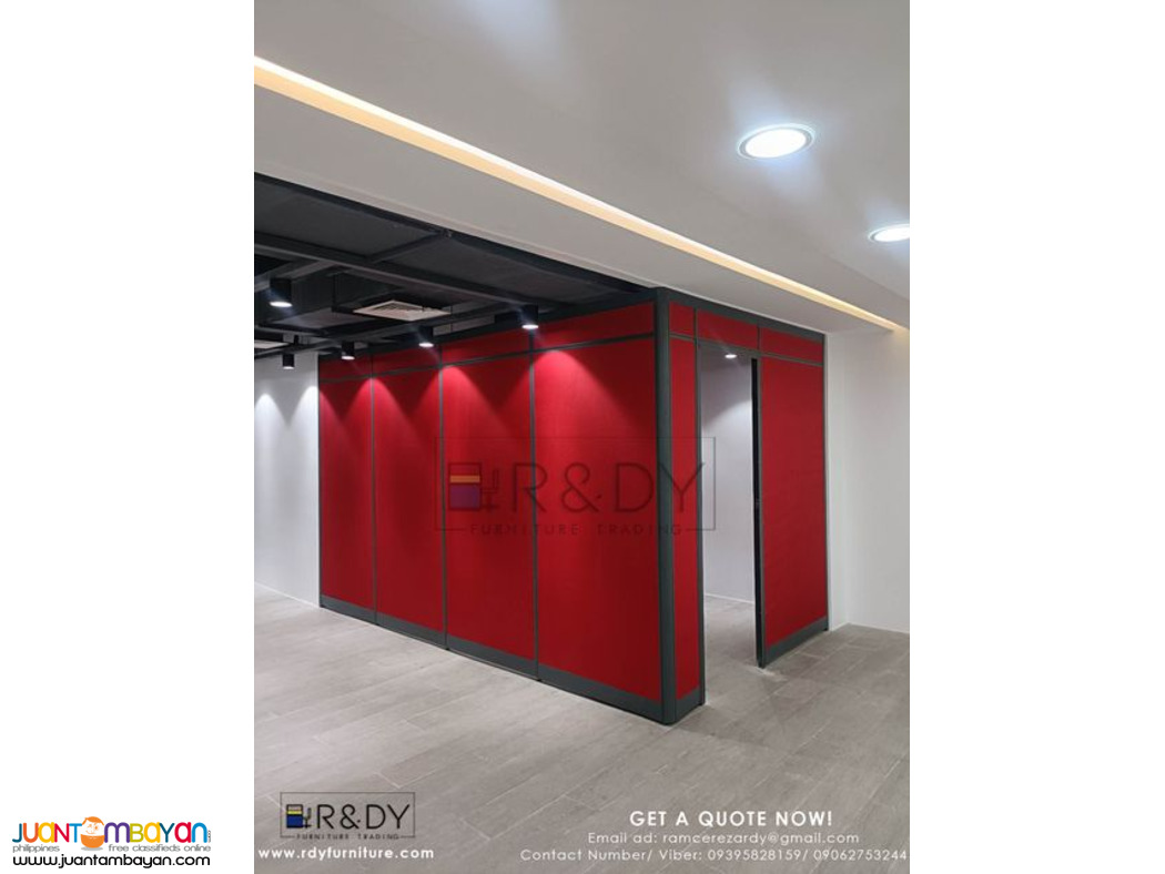 Floor to Ceiling Modular partition