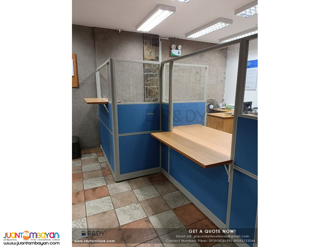 Modular Workstation with Counter top/ Cashier