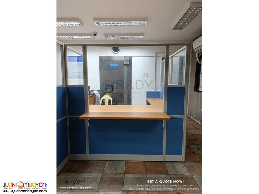 Modular Workstation with Counter top/ Cashier