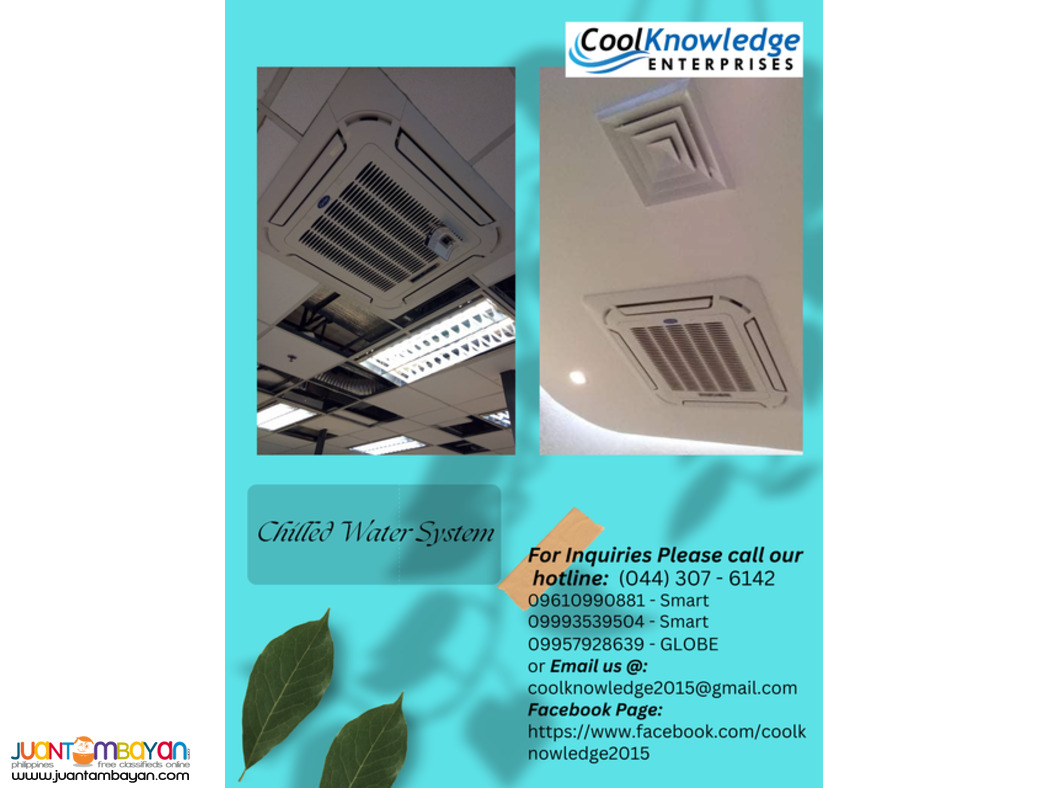 iNSTALLATION AND SUPPLY ~CHILLED WATER SYSTEM~