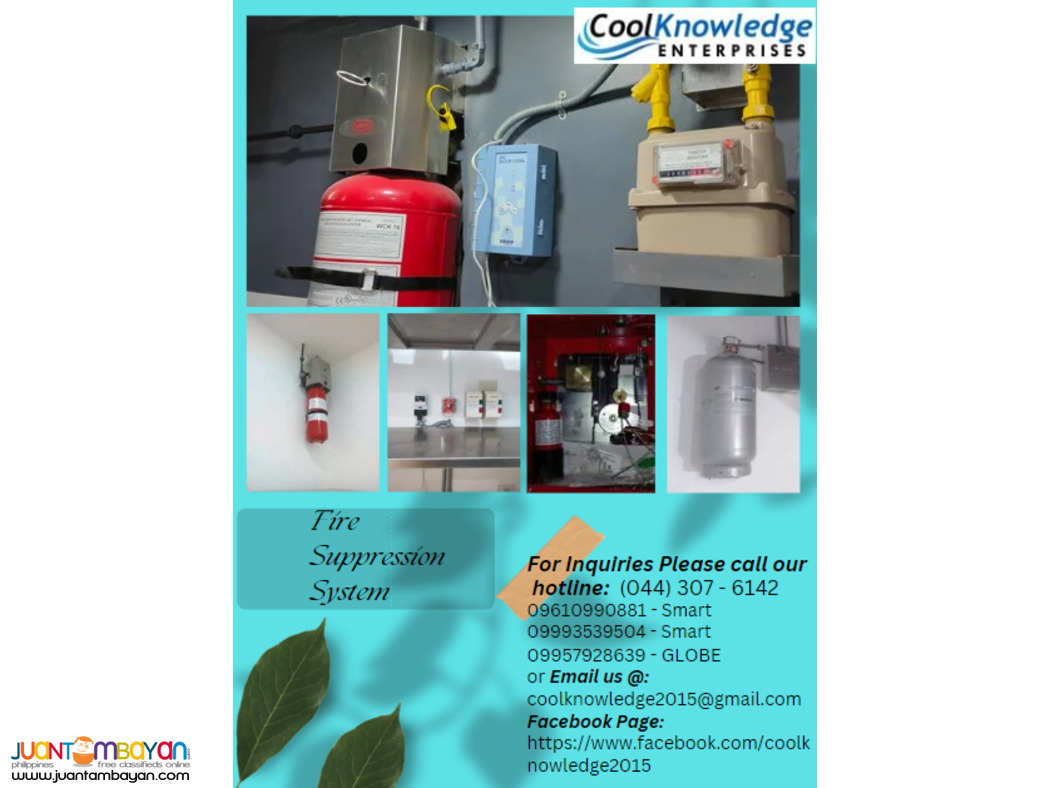 supply and install (suppression system)