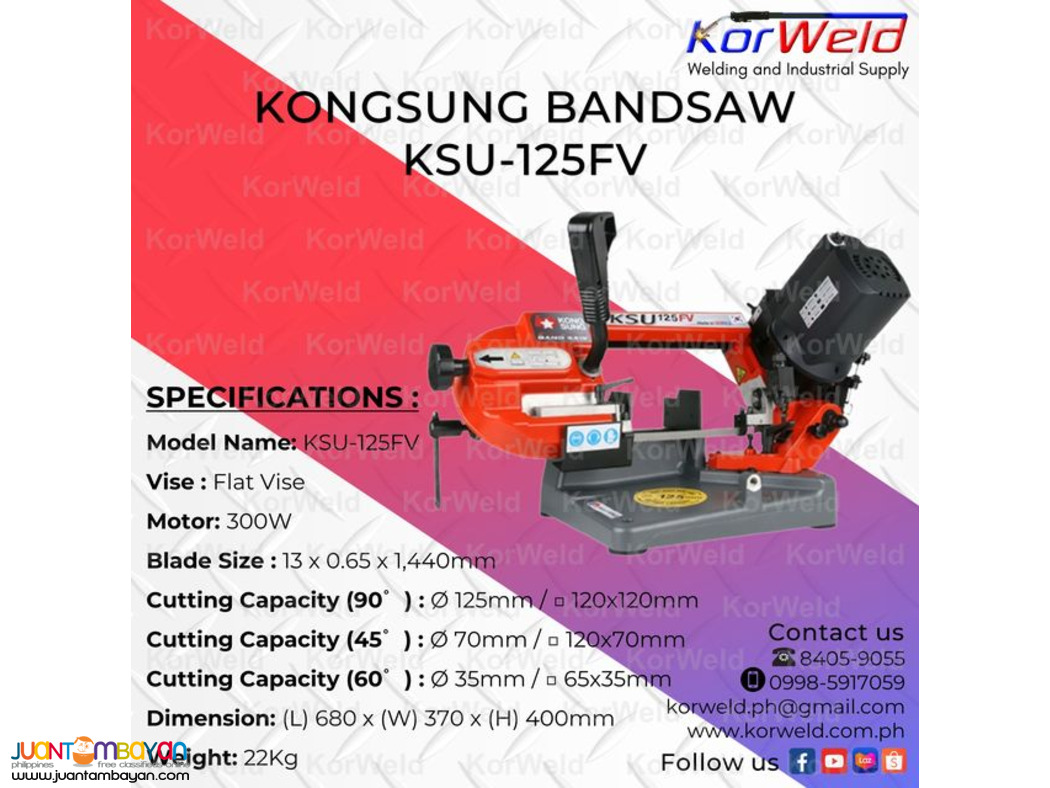 KONGSUNG Band Saw KSU-125FV