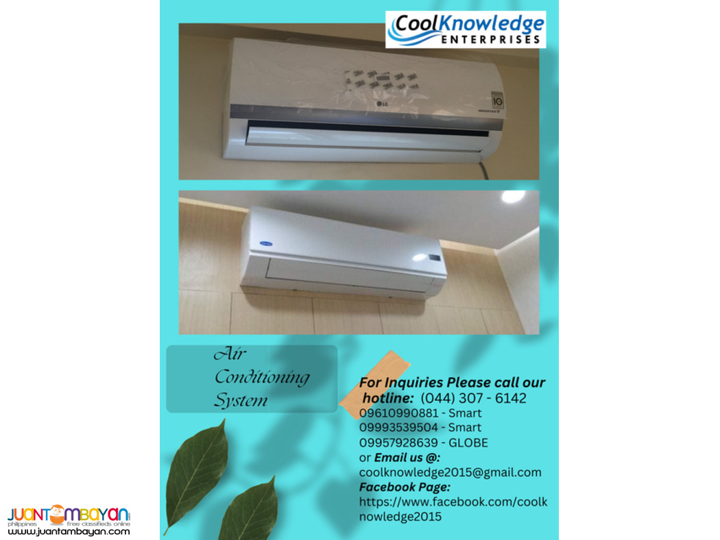 services, install and supply of air conditioning system