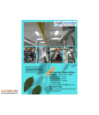 sPIRAL DUCTING- SUPPLY & INSTALLATION