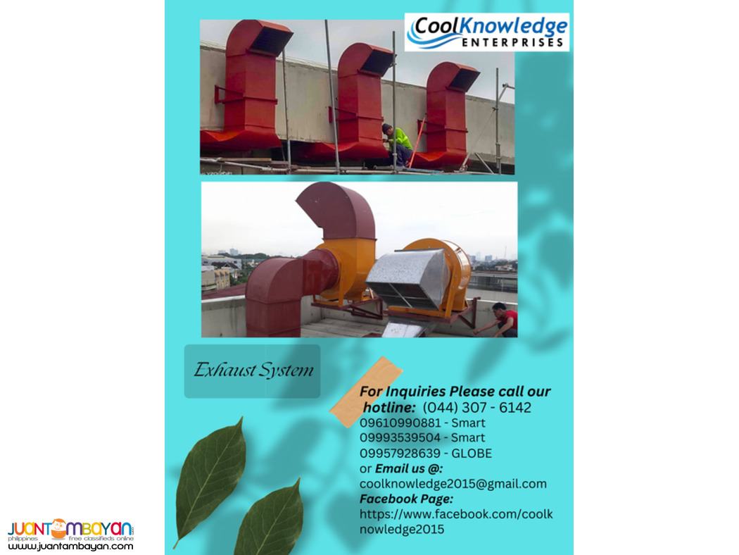 SUPPLY, SERVICES AND INSTALLATION OF EXHAUST SYSTEM