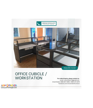 4 Seater Cubicle withe Center Drawer 