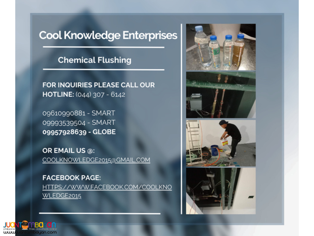Chemical Flushing { Install & supply } bulacan area 