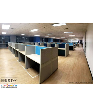 MODULAR OFFICE PARTITION AND TABLE/ CUSTOMIZE TABLE