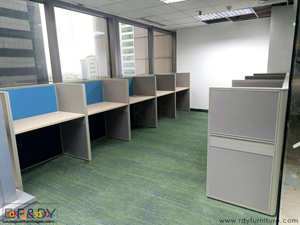 MODULAR OFFICE PARTITION AND TABLE/ CUSTOMIZE TABLE