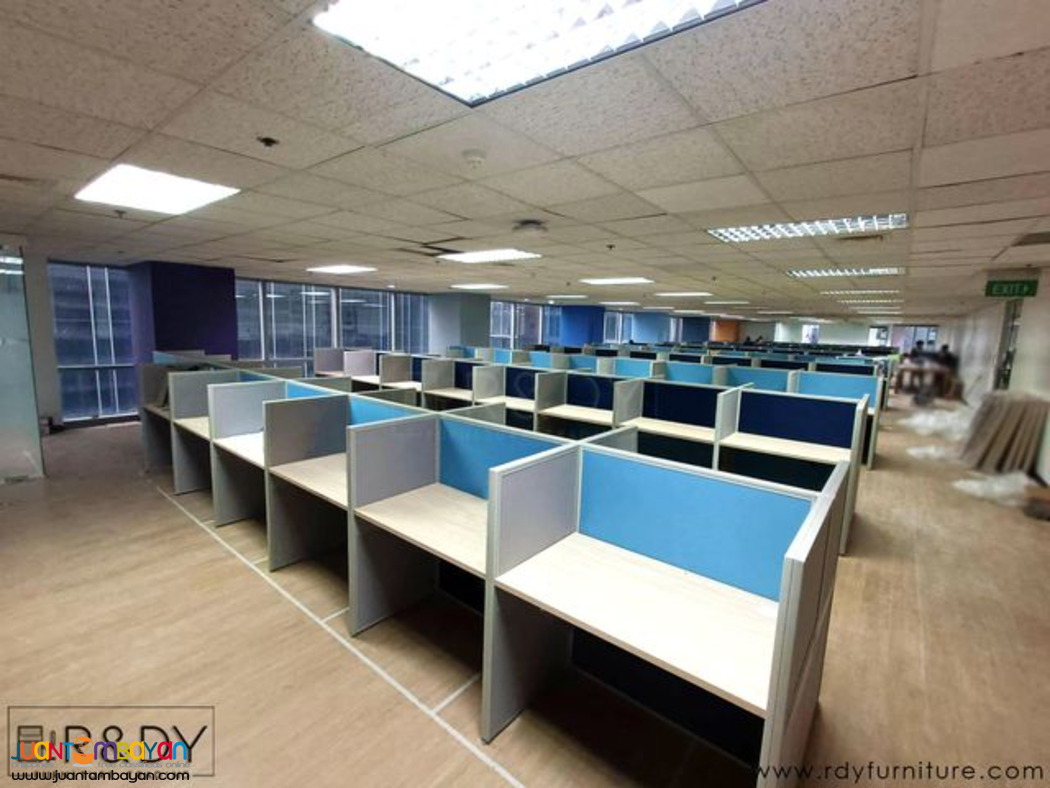 MODULAR OFFICE PARTITION AND TABLE/ CUSTOMIZE TABLE