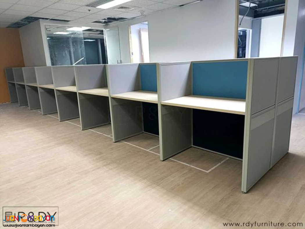 MODULAR OFFICE PARTITION AND TABLE/ CUSTOMIZE TABLE