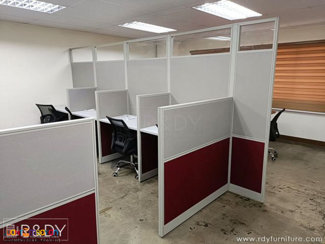 customised Modular Office Partition and table/ office Chairs