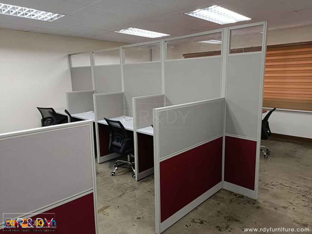customised Modular Office Partition and table/ office Chairs