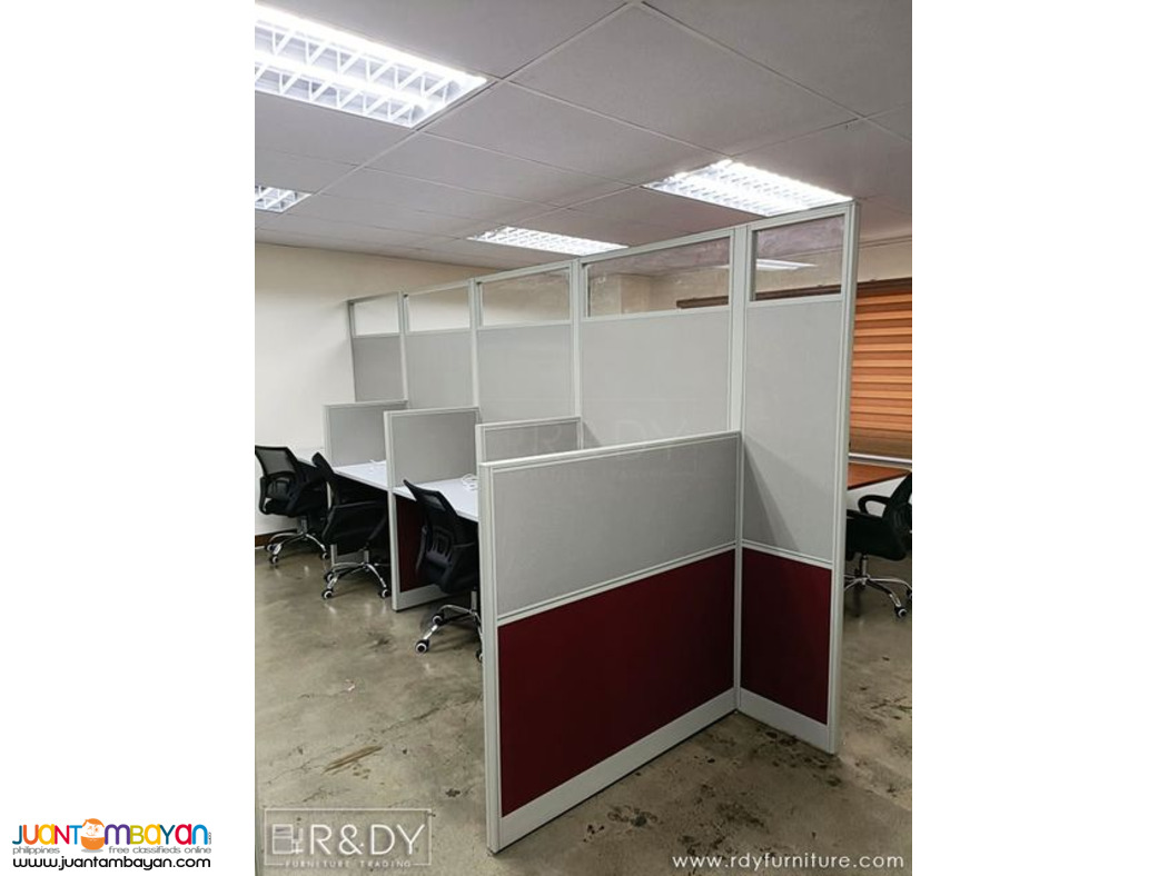customised Modular Office Partition and table/ office Chairs