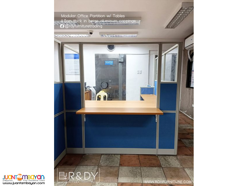 laminated Partition L Shape