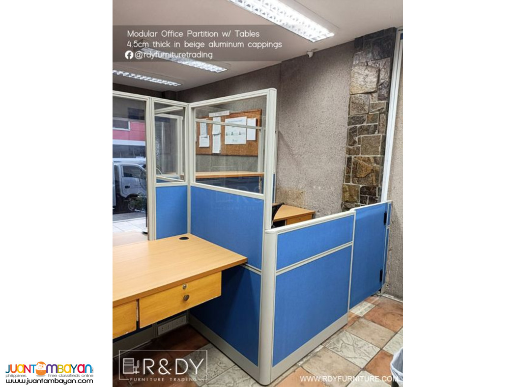 laminated Partition L Shape