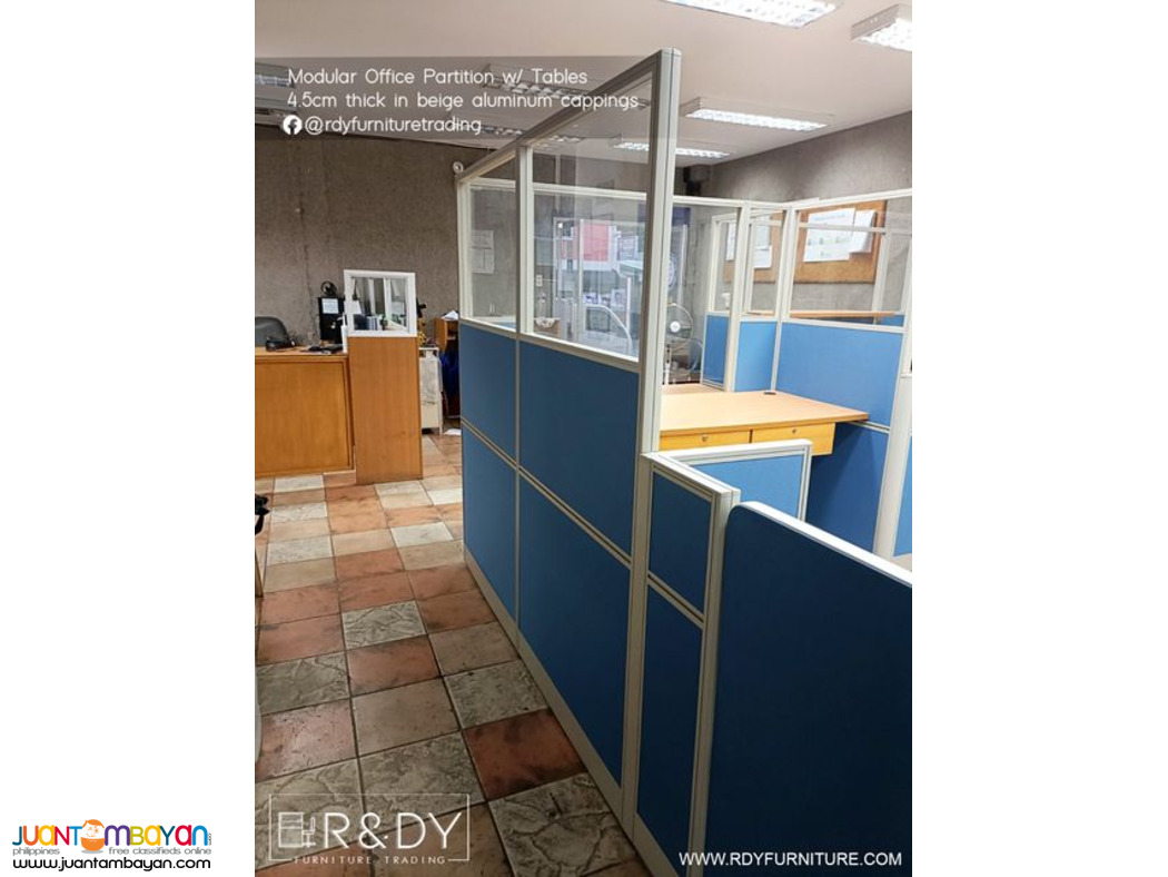 laminated Partition L Shape