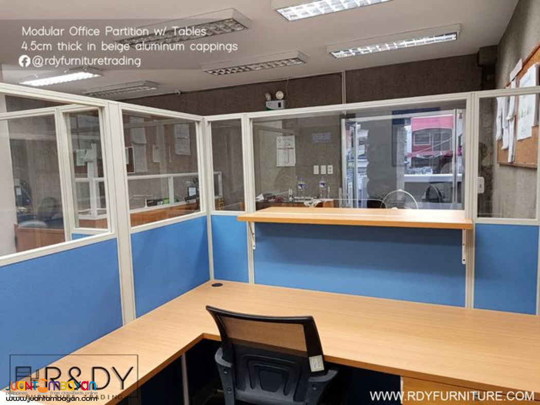 laminated Partition L Shape