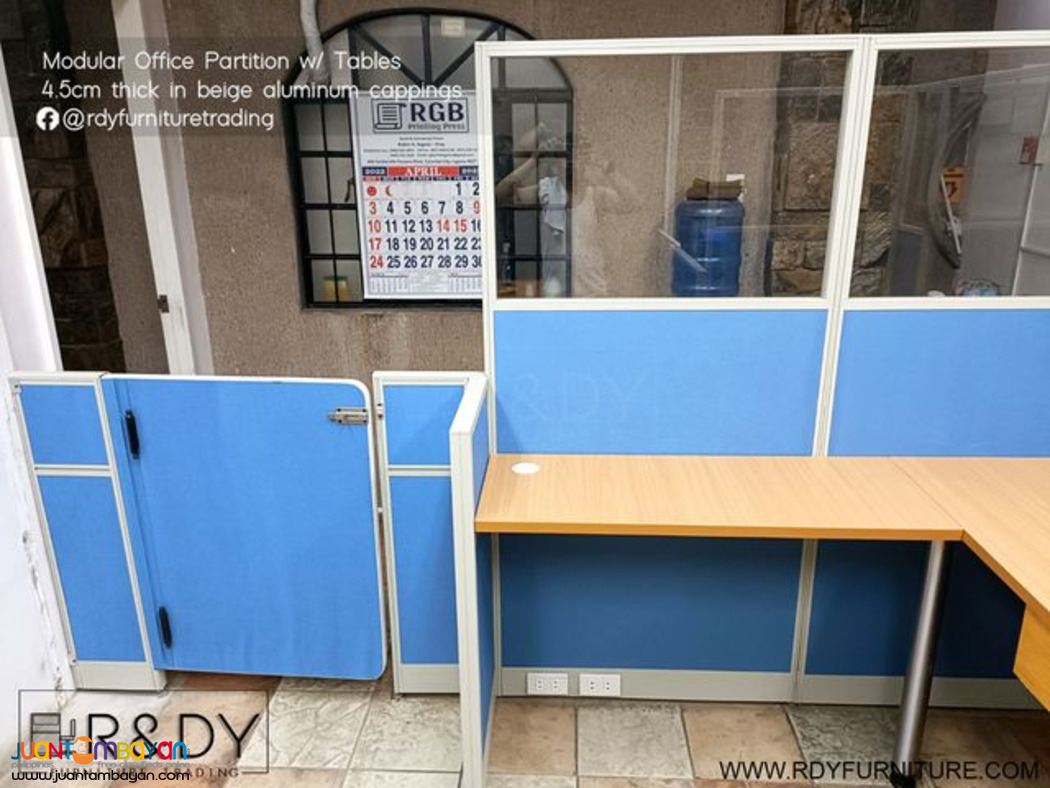 laminated Partition L Shape