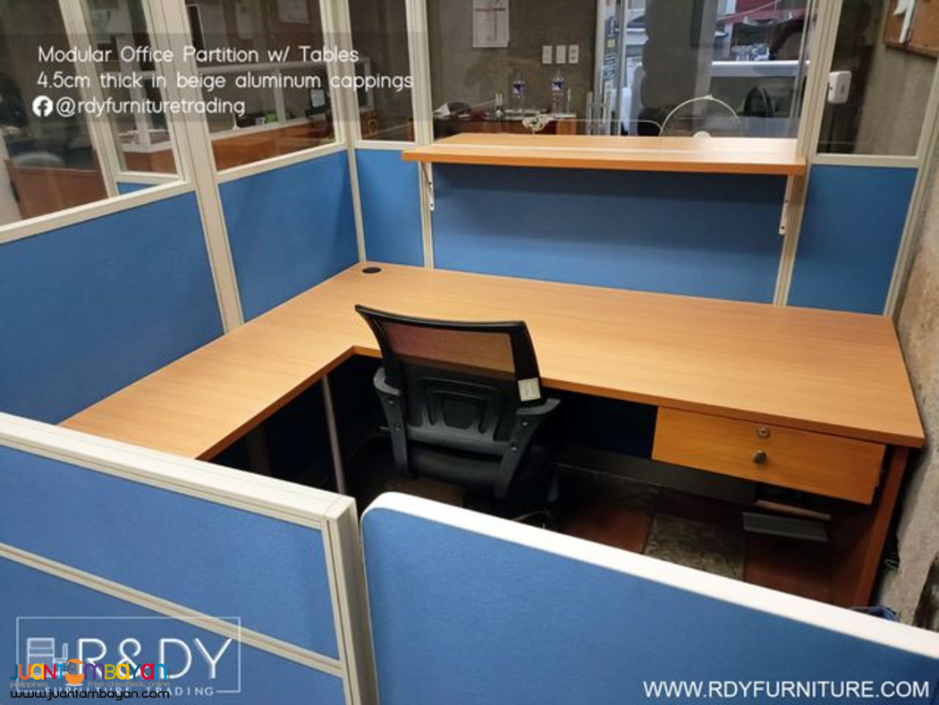 laminated Partition L Shape