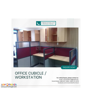 Modular Office cubicle  Face to face each other
