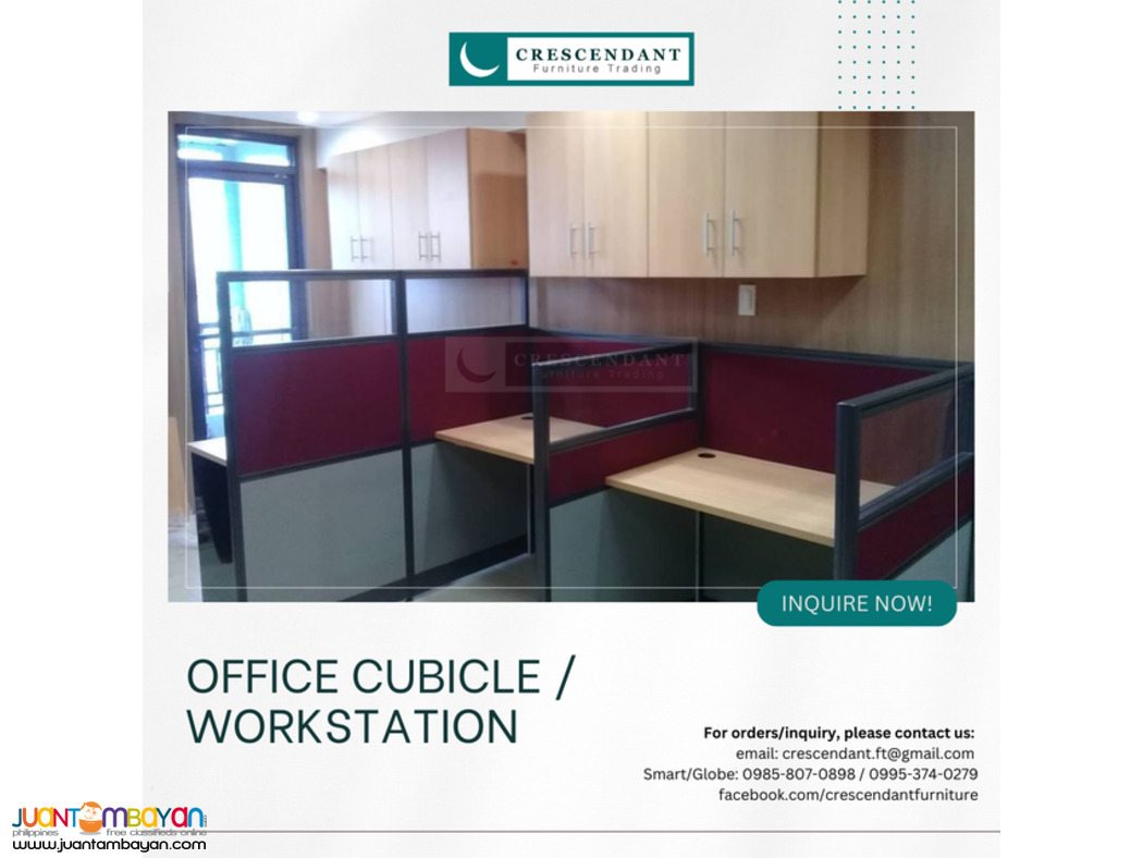 Modular Office cubicle  Face to face each other