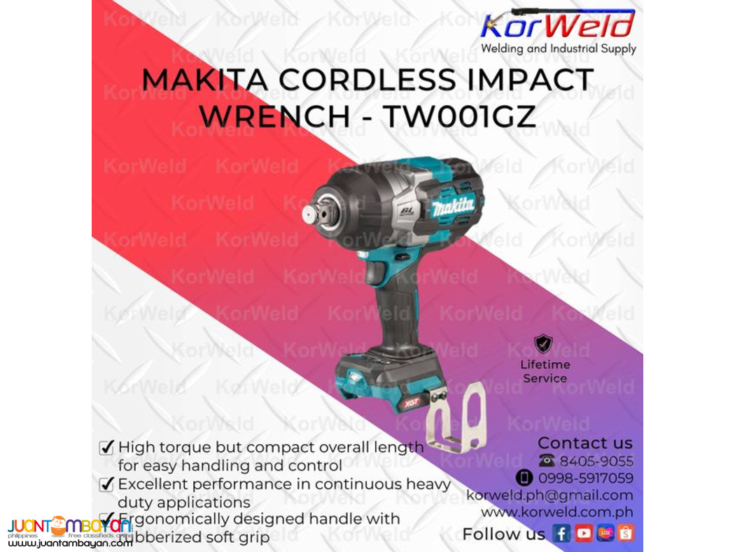 Makita Cordless Impact Wrench TW001GZ