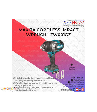 Makita Cordless Impact Wrench TW001GZ