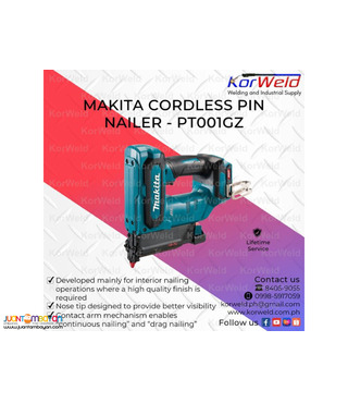 Makita Cordless Pin Nailer PT001GZ