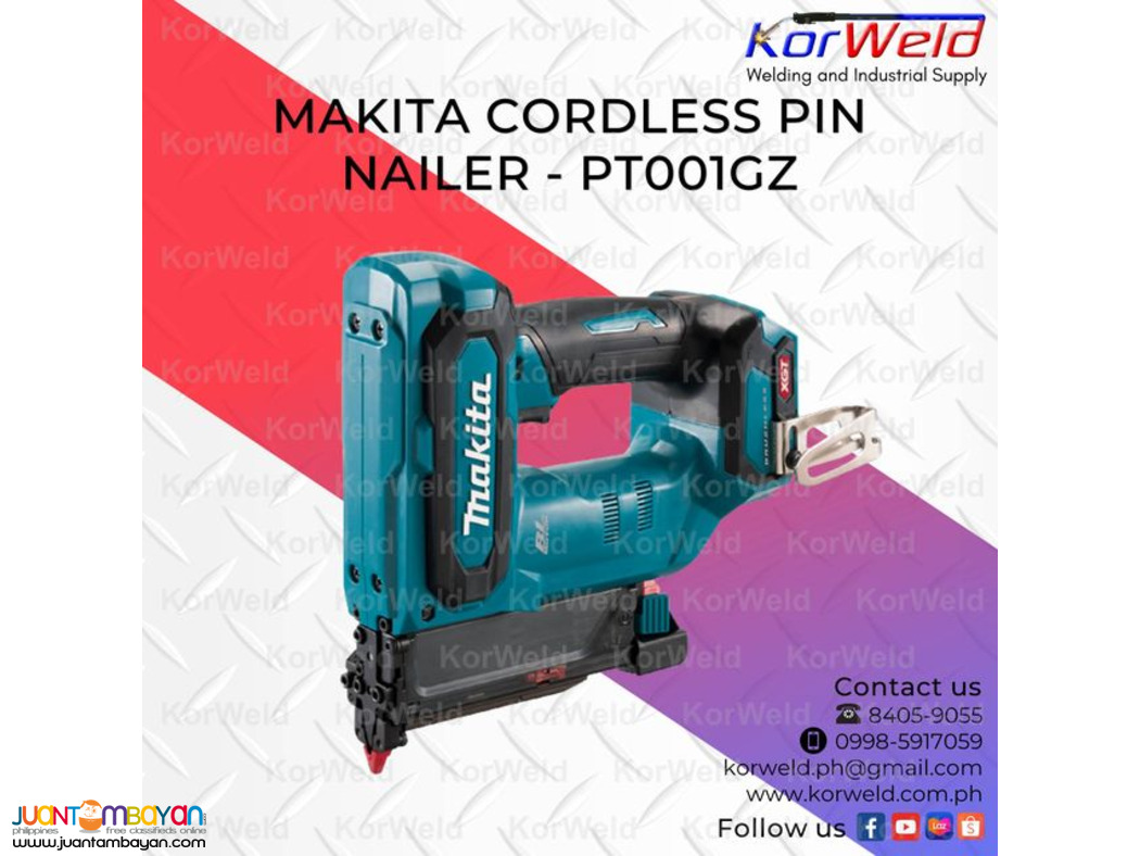 Makita Cordless Pin Nailer PT001GZ