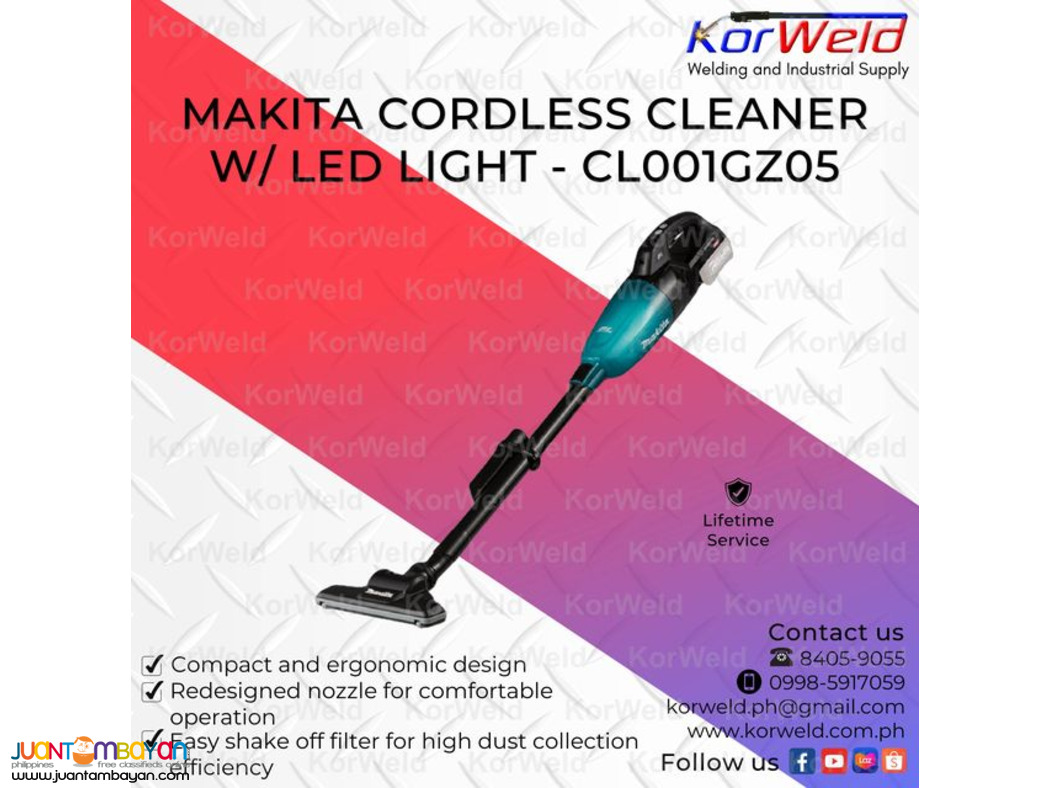 Makita Cordless Cleaner w/ Led Light CL001GZ05