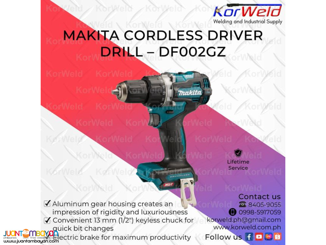 Makita Cordless Driver Drill DF002GZ