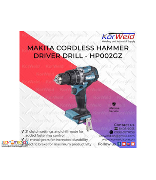 Makita Cordless Hammer Driver Drill HP002GZ