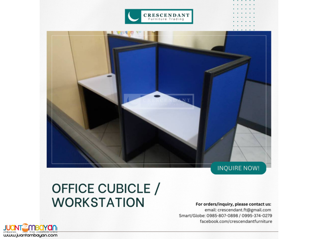 2 sets of 2 seater Modular Workstation